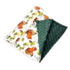 Pledas kūdikiui "Indiana" 100x75cm žalias