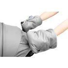 Šiltas miegmaišis - vokelis vežimėliui "Combi" Black/Grey