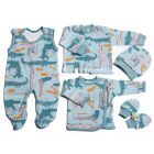 Komplekt vastsündinule 5-e osaline "Croco iceberg"