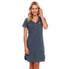 Puuvillane öösärk rasedatele naistele "Crown" deep blue