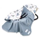 Pledas vokelis automobilinei kėdutei "Forest family beige"