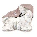 Pledas - vokelis automobilinei kėdutei "Blush rony" 90x90 cm