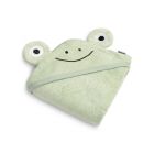 Rankšluostis kūdikiui "Nature" su gobtuvu 100x100 cm "frotte" smėlio spalvos