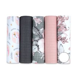 Puuvillaste marli lapid komplekt, 5 tükki, "Bright"