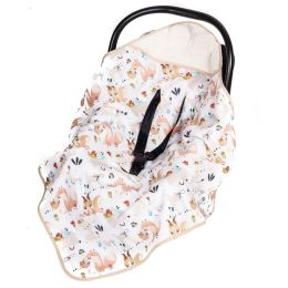 Soojakott-tekk vankrisse/turvatool "Best friends" 80x80 cm