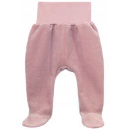 Beebi veluur püksid  "Powder pink" 