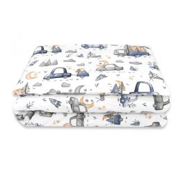 Voodipesu beebidele 135x100 "On road blue"