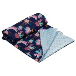 Beebitekk 100x75cm "Unicorns" sinine