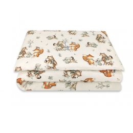 Patalynė kūdikiams 135x100 "Forest family beige"