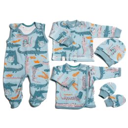 Komplekt vastsündinule 5-e osaline "Croco iceberg" 
