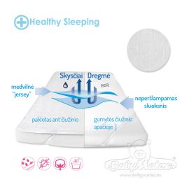 BabyMatex neperšlampama čiužinio apsauga 120x60