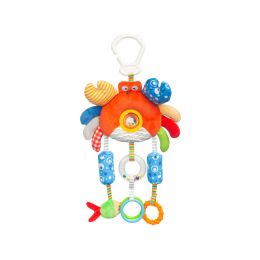 Pakabinamas žaislas kūdikiui "Owl pink"