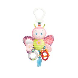 Pakabinamas žaislas kūdikiui "Owl pink" 