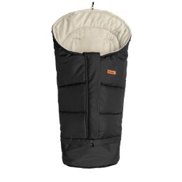 Šiltas miegmaišis - vokelis vežimėliui "Combi" Black/Beige