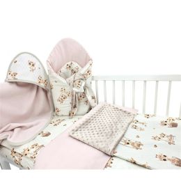 6-osaline vastsündinu komplekti "Giraffee" dusty pink