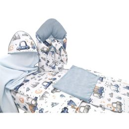 6-osaline vastsündinu komplekti "On road blue"